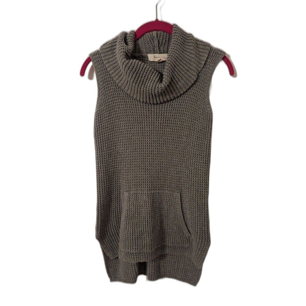 Two By Vince Camuto Cowl Neck Sleeveless Sweater Gray PXXS